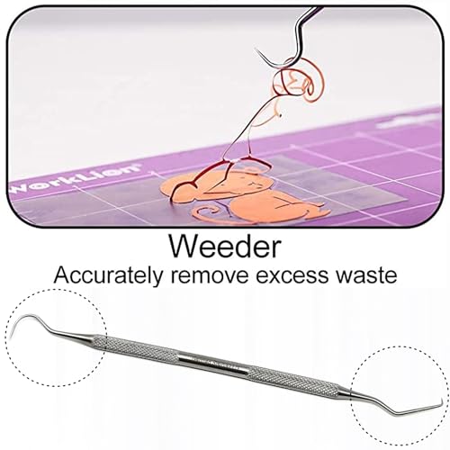 A2Z 5pc Basic Cricut Maker Weeding Budget Tool Kit, Stainless Steel Vinyl Craft Paper Craft Tool for Silhouettes Cameos, Lettering Pokey Tools A2Z SCILAB