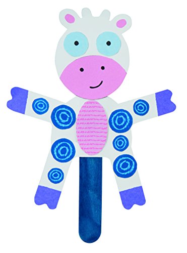 ALEX Toys Little Hands Pop Stick Art Craft Kit, Create Cute Animal and Flower Puppets, Allows Children to be Creative and Use their Imagination, For ALEX Toys