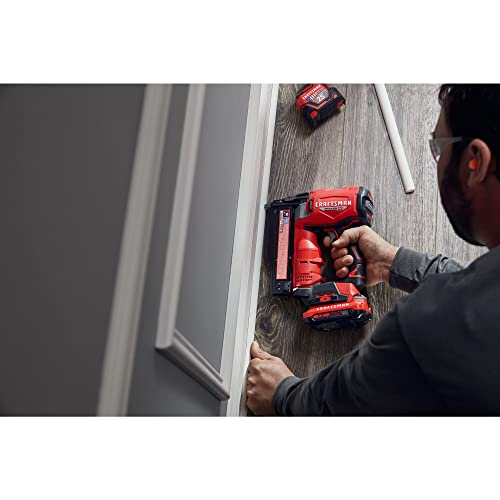 CRAFTSMAN V20 RP Pin Nailer, Nail Gun, 23GA, For 5/8-1-3/8 inch Pin Nails, Bare Tool Only (CMCN623B) Craftsman