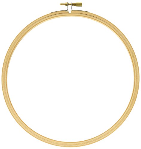 Darice 7" Wood Embroidery Hoop, 7", Natural Darice