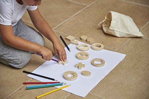 Inside Outside Wooden Shapes TickiT