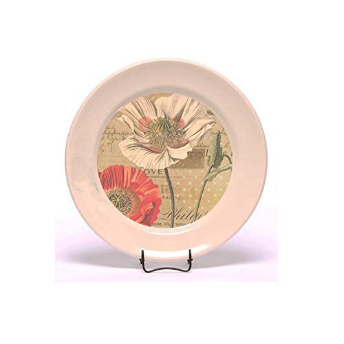 CrafTreat Rose Decoupage Paper for Crafts and Furniture - Poppies and Roses - Size: A4 (8.3 x 11.7 Inch) 8 Pcs - Furniture Decoupage Paper Poppies - CrafTreat