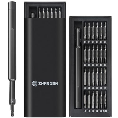 SHARDEN Precision Screwdriver Set 49 in 1 Small Screwdriver Set Magnetic Screwdriver Kit Electronic Repair Tool kit for Laptop, iPhone, Computer,