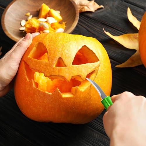 Halloween Pumpkin Carving Kit Case - Complete Pumpkin Carving Set With Saw Pumpkin Carving Knife - Halloween Pumpkin Carving Tools - Multipurpose Bright Hobby