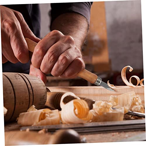 STOBAZA 5pcs Woodworking Marking Knife Cutting Machine Hand Tools Chisel Detail Carving Knife Carving Hand Chisel Wood Carving Tools Woodworking Line STOBAZA