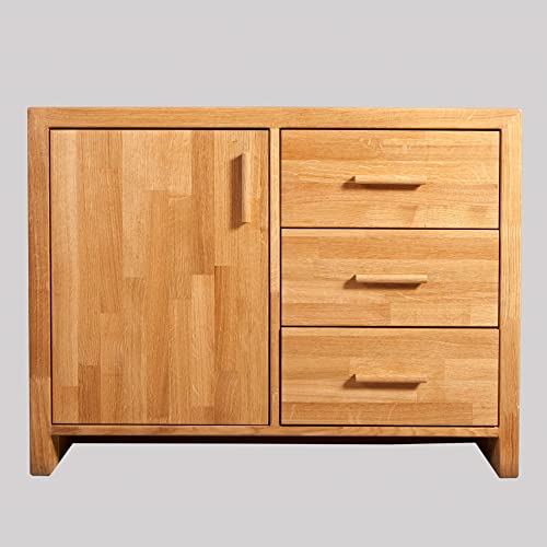 uxcell Wood Pull Handles, 4pcs 96mm/3.78" Hole Distance Wooden Drawer Unfinished Knobs Pulls for Kitchen Furniture Drawer Wardrobe Cupboard uxcell