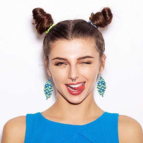 Hicarer 210 Pcs Unfinished Wooden Earrings Blanks Natural Wood Pendants Dangle Earrings Boho Wood Charms with 70 Pcs Earring Hooks and Jump Rings for Hicarer