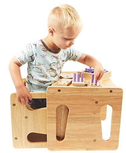 Counting Peg Board | Montessori Math and Numbers for Kids | Wooden Math Manipulatives Materials Montessori & Me