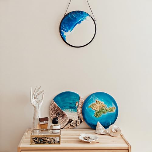 Sancodee 8 Pcs Large Unfinished Wood Slices, 11-12 Inches Wood Slabs for Centerpieces Natural Wooden Circle, DIY Wood Centerpieces for Tables Wedding Sancodee