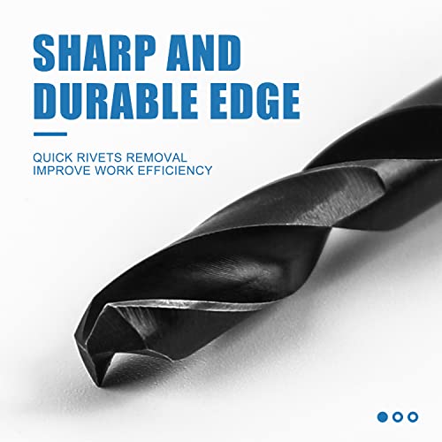 Minova Rivet Removal Tool, Rivet Removal Drill Bit, High Cobalt Drill Bits Minova