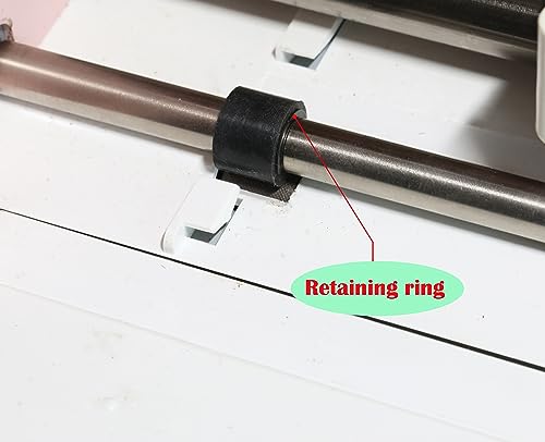 Retaining Clip Rings Compatible with Cricut Maker and Explore air, Keep Rubber Roller Wheel from Moving, Rubber Roller Resolution for Cricut Maker Crvicv