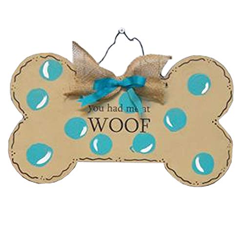 Dog Bone Unfinished MDF Wood Cutout Door Hanger Dog Lover Personalized Gift Everyday MDF Shape Canvas Style 1 (6") Diverse Woodworking