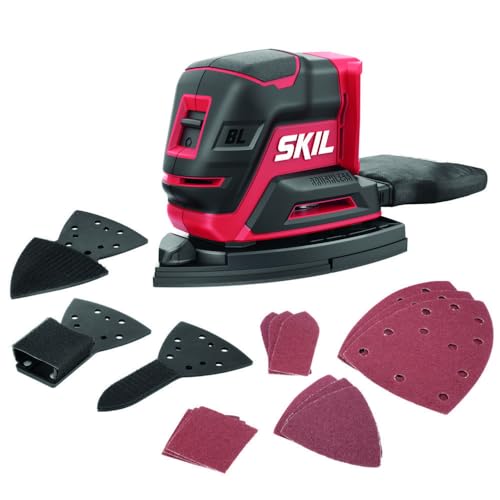 SKIL PWR CORE 20™ Brushless 20V Compact Multi-Sander Tool Only- SR6607B-00 Skil