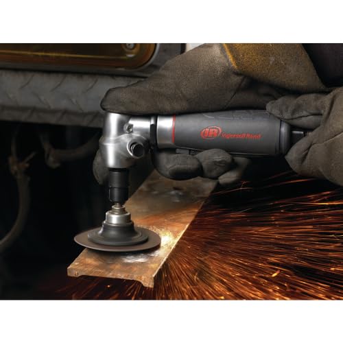 Ingersoll Rand 5102MAX Air Die Grinder – Right Angle, Ergonomic Grip, 0.4 HP and 20,000 RPM Motor, Lightweight Tool, Spindle Lock, Grey Ingersoll Rand