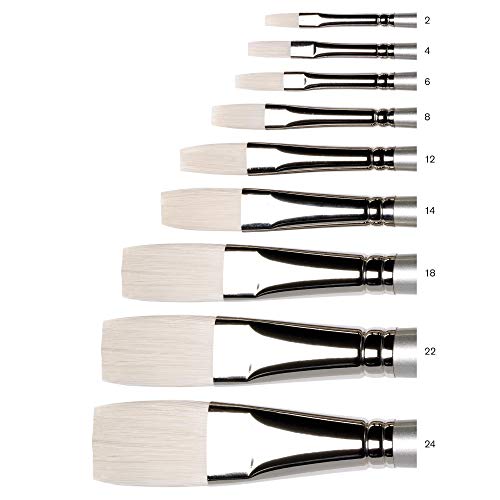 Winsor & Newton Artisan Paint Brush, Long Handle, Size 2, Flat Winsor & Newton