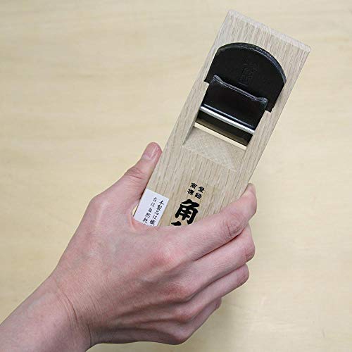 KAKURI Japanese Hand Plane 42mm for Woodworking, KANNA Mini Block Plane Hand Planer for Wood, 7.0 x 2.1 x 1.6 inches, White Oak Body, Made in JAPAN KAKURI