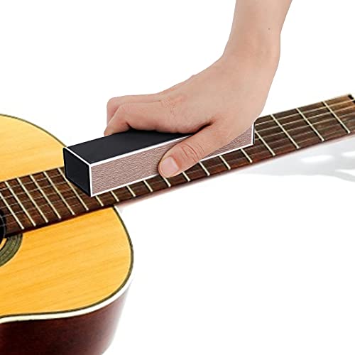 SOUJOY 17 Pieces Guitar Luthier Tool Set, Including Fret Rubber Hammer, Fret Crowning File, Fret Leveling Beam Sanding Leveler Beam, Fret Rocker, SOUJOY