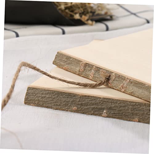 Operitacx 2 Pcs Unfinished Wood Blank Plaque Wood for Wall Display Board Wood Board Wall Pendant Decor Board Hanging Craft Wood Arts and Crafts for Operitacx