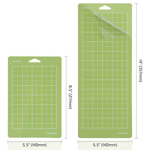 OFFNOVA Cutting Mat for Cricut Joy, 8 Pack 4.5" x 12" & 4.5" x 6.5" (StandardGrip, StrongGrip, LightGrip), Adhesive Cutting Mats Accessories for OFFNOVA