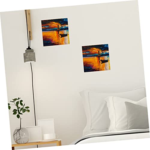 Operitacx 5pcs Blank Wooden Picture Frame Clay Pouring Panels Wooden Craft Shadow Boxes Personalized Photo Frame Brain Toy Children's Toys Unfinished Operitacx