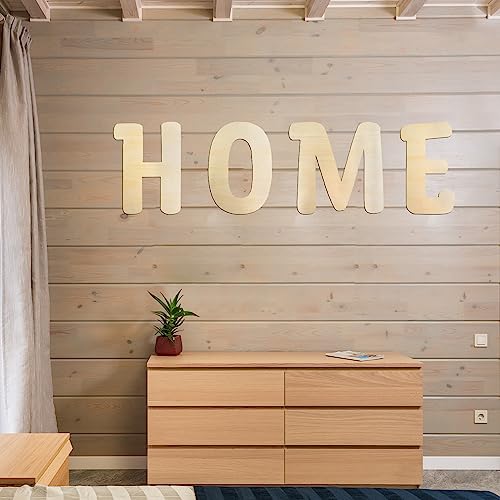 Wooden Letters 8 Inch Wood Letter P Cutouts Unfinished Wooden Alphabet Letters for Wall Decor Crafts DIY Painting Birthday Party Nursery Holiday She Love
