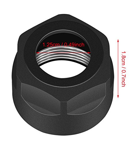 Clamping Nuts, 5pcs /set ER16A Nuts Collet Clamping Nut for ER CNC Milling Chuck Holder Lathe Hilitand