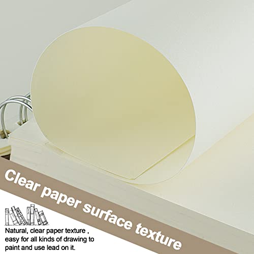 Sketch Book 9x12 - Sketchbook for Drawing - 100 Sheets (68 lb/100gsm),Drawing Pad with Sided Spiral Bound, Sketch Pads for Drawing for Adults for Fuxi