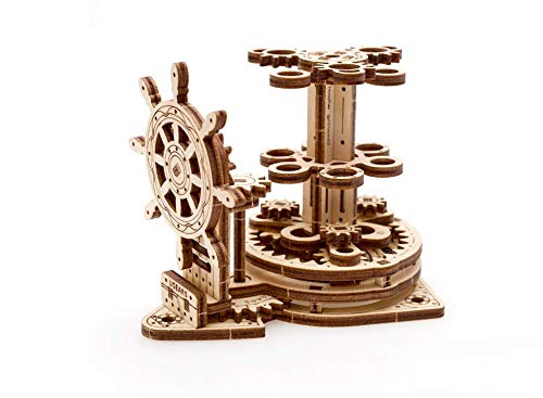 UGEARS Mechanical Wooden 3D Puzzle Model Wheel-Organizer Set UGEARS