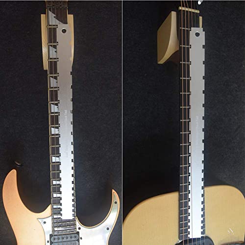 iLuiz Guitar Neck Notched Straight Edge Luthiers Tool for Gibson Fender and Most of Guitar Fretboard and Frets iLuiz