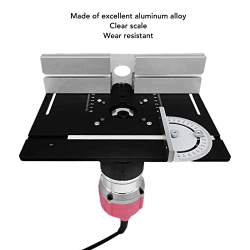 Router Lift Metal Router Lift System Kit Router Lift System Full Installation Set Router Table Saw Insert Base Plate Router Table Insert Plate for YWBL-WH