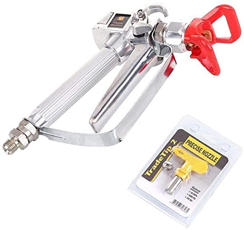 Tpaitlss Airless Paint Spray Gun with 517 tip Swivel Joint 3600PSI High Pressure Spray Gun tpaitlss