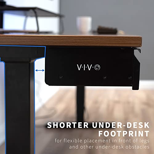 VIVO 16 inch Under Desk Mounted Sliding Pull-out Drawer without Shell for Office Desk, Storage Organizer for Sit Stand Workstation, Black, VIVO