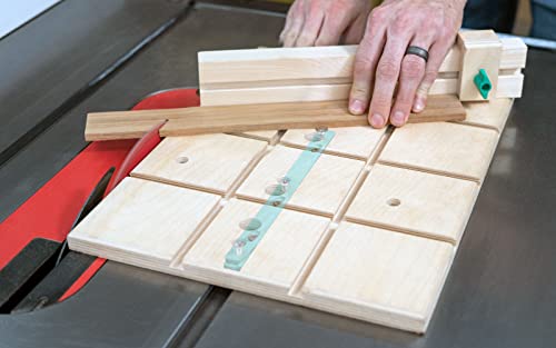 Microjig DV-360ZP750B1 Zeroplay 360-Degree Adjustable Versatile Accurate and Easy to Use Sled Kit compatible with T and U shaped Miter Bars MICRO JIG