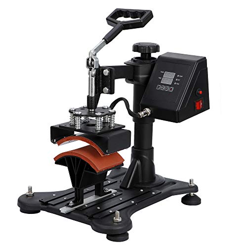 ZENY Heat Press Machine for T Shirt, 5 in 1 Combo Multifunctional Swing Away Clamshell Printing Sublimation Heat Press Transfer Machine for Plate Cap ZENY