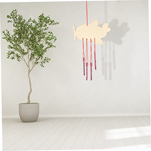 EXCEART 12pcs Decor Kits Ages Accessories Arts Homemade Unfinished Shaped Bell Gifts Garden Animals Indoor Blank Toys Wind Crafts Making Boys EXCEART