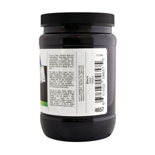Speedball Acrylic Screen Printing Ink, 946ml, 32 Fl. oz, Black 32 Fl Oz Speedball