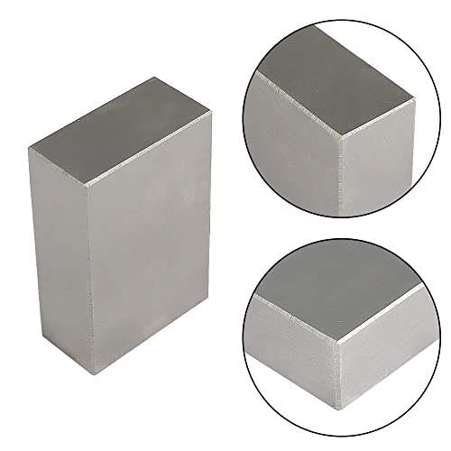 findmall 1 x 2 x 3 Inch Blocks Matched Pair No Holes Hardened Steel Accuracy Ground Machinist 123 Blocks Set Up Blocks Fit for Accuracy Grinding findmall