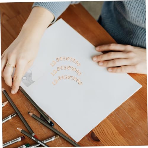 FOYTOKI 100pcs Wood Chips Child Letter Manual Wood Blanks Wooden Cutouts Accessories Wood Embellishments Accessories Decorations Paper Cut Wood FOYTOKI