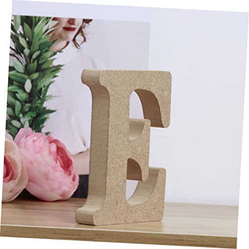 VOSAREA Unfinished Wall Rustic Digital Sign Wooden Block Word Signs Decked Wooden Words Sign Wooden Words Wall Decor Alphabet Chart Decore The Sign VOSAREA