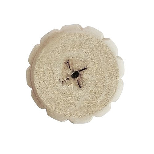 Btibpse Wooden Furniture Legs 3'' Unfinished Bun Feet for Sofa, Chair, Loveseat, Ottoman, Dresser Foot Set of 4 Btibpse