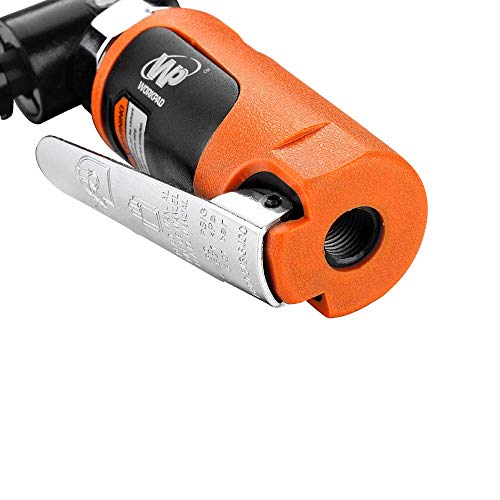 WORKPAD Mini Air Angle Die Grinder with 10-Pieces Air Die Grinder Stone Set,20000 RPM, Mini Pneumatic Tools, Equipped with 1/4-inch, 1/8-inch collets WP WORKPAD