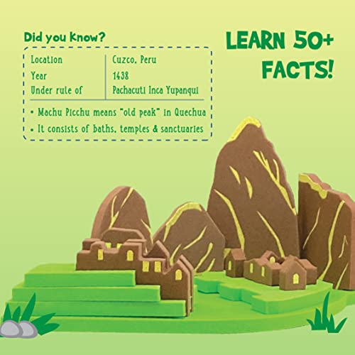 Imagimake Mapology Monuments of World | 3D Puzzles for Kids Ages 8-10 | Learning & Educational Toys for Kids 5-7 | Puzzles for Kids Ages 4-8 | Imagimake