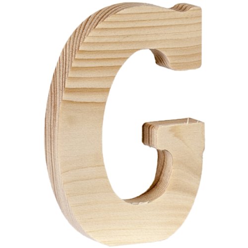 Walnut Hollow Wood Letter, 5 by 0.63-Inch, G Walnut Hollow