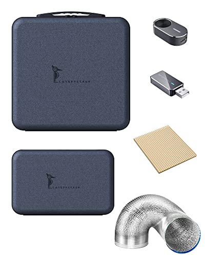 LaserPecker 2 Laser Engraver Accessories, Machine Storage Case + Roller Storage Case + Cutting Plate + Bluetooth Dongle + Batch Engraving Button + LaserPecker