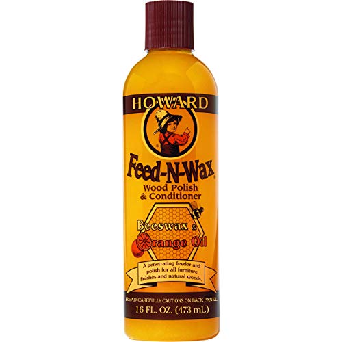 Howard Feed-N-Wax Wood Polish and Conditioner, 16-Ounce Howard Products