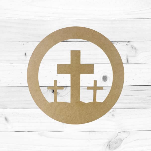 Easter Crosses in Circle, Unfinished Wood Craft, Build-A-Cross Build-A-Cross
