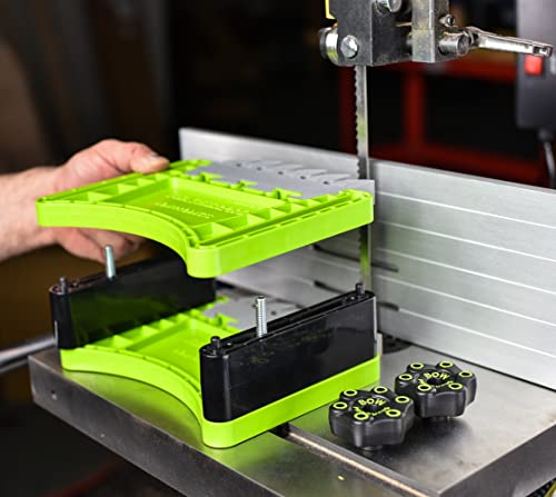 BOW Products FeatherDUO FP3 - Featherboard for Table Saws, Router Tables and Band Saws - Stackable Feather Board with EVA Feathers for Taller BOW Products