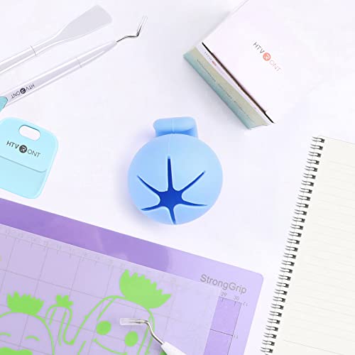 HTVRONT Vinyl Weeding Scrap Collector - Portable Handheld Vinyl Scrap Collector Ring, Silicone Weeding Tools for Vinyl HTV Crafting Adhesive Paper HTVRONT