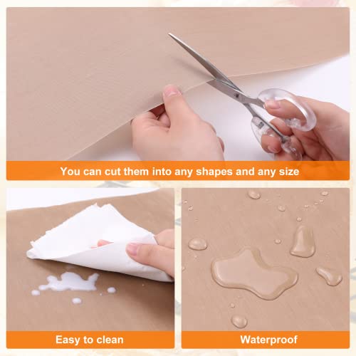 HTVRONT Teflon Sheets for Heat Press - 12" x 8 FT Non Stick PTFE Teflon Sheets Reusable Teflon Paper Roll Heat Resistant Teflon Mat HTVRONT