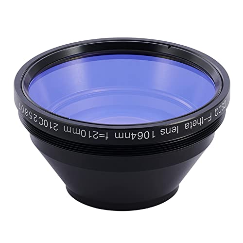 OMTech F Theta Lens for Fiber Laser Engravers, 150x150mm Replacement Optical Scanning Lens for 1064nm Fiber Cutter Marking Engraving Machines, Laser OMTech
